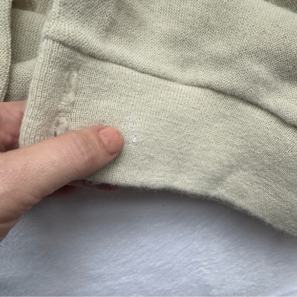 Vintage Dior Cream grandpa Cardigan with Logo - Picture 5 of 7